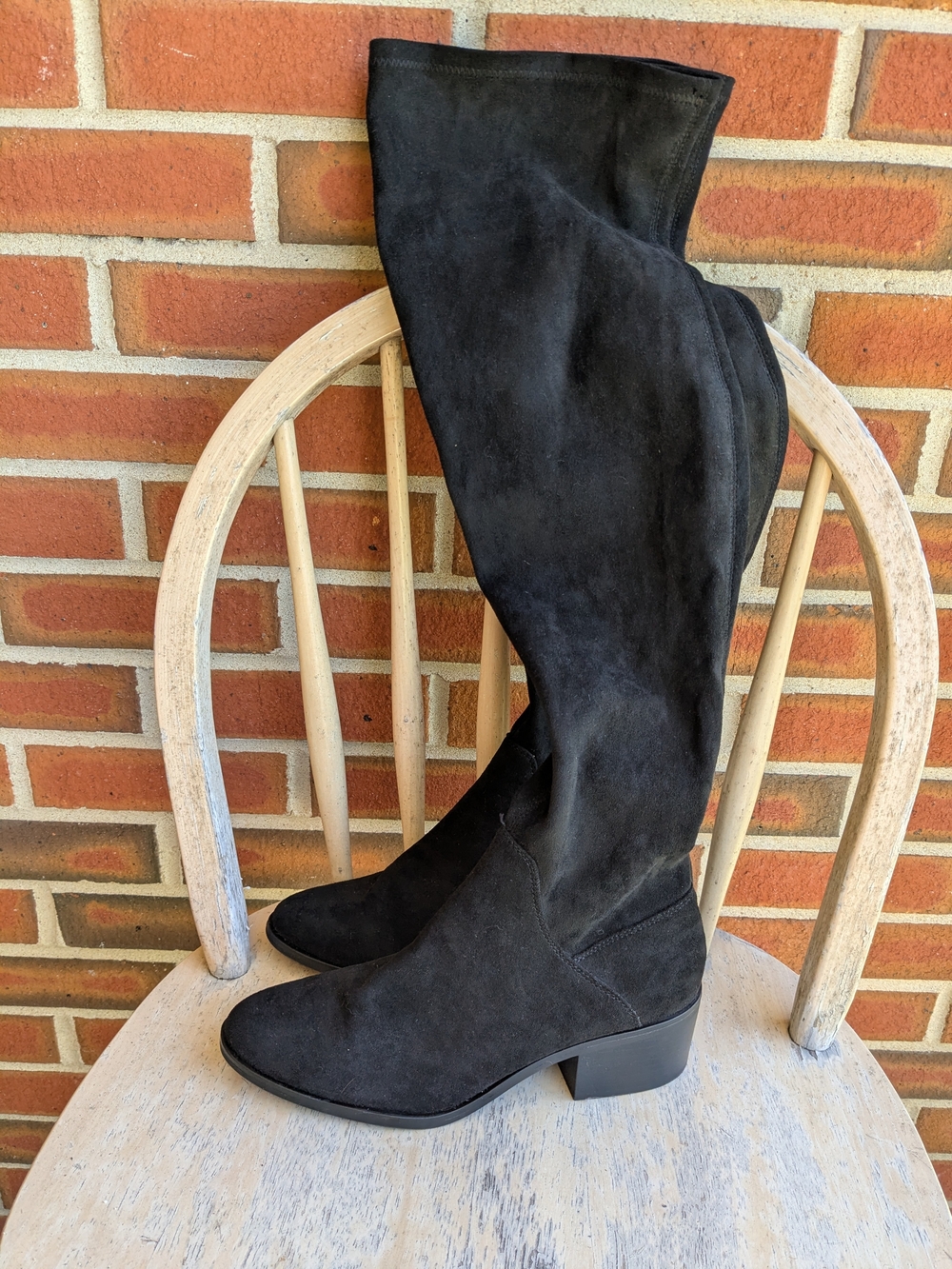 Steve Madden Black Over-the-Knee Boots
